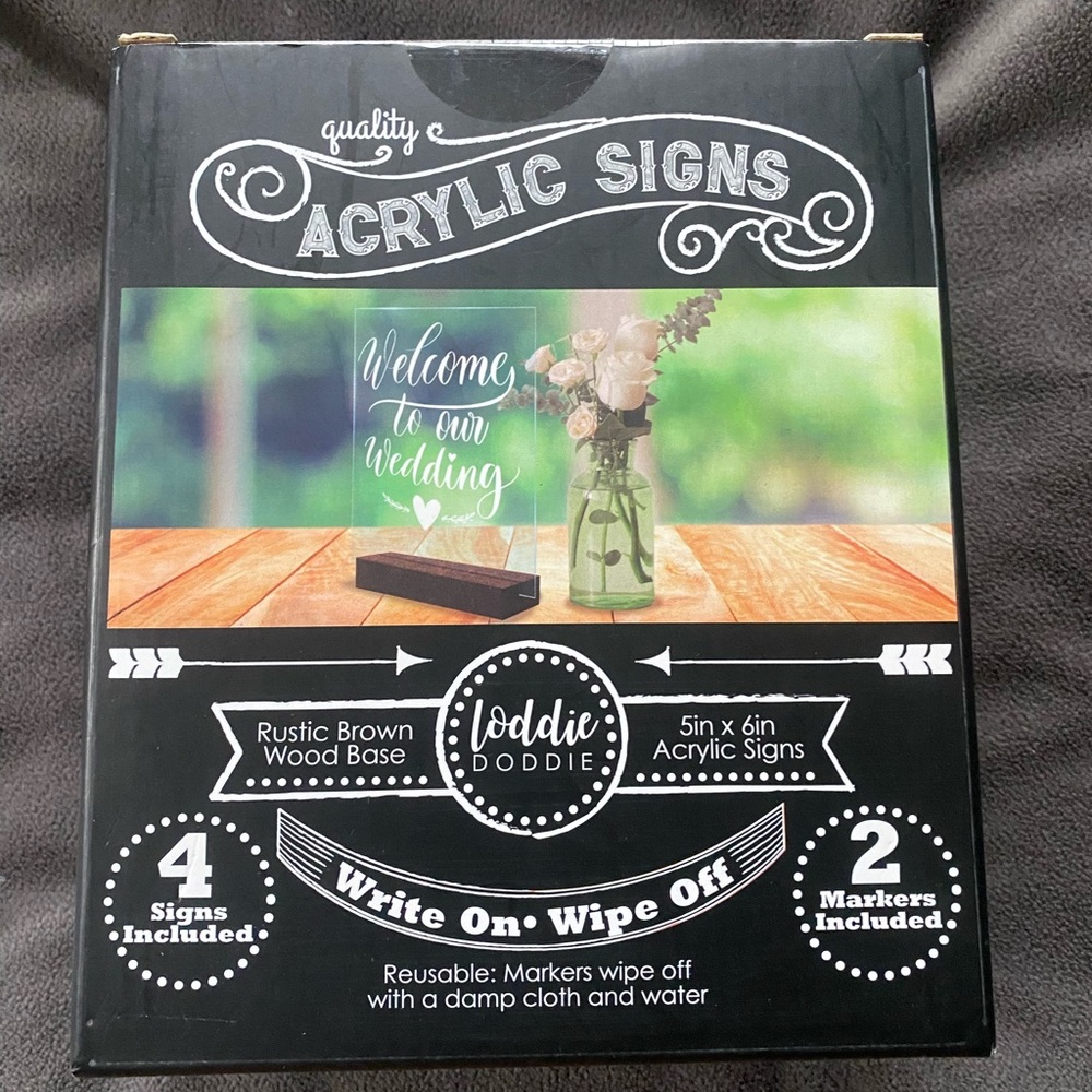 Acrylic signs
